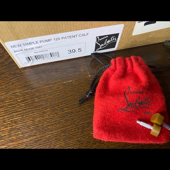 CHRISTIAN LOUBOUTIN SIMPLE PUMP 120 RED BOTTOMS - Picture 9 of 9